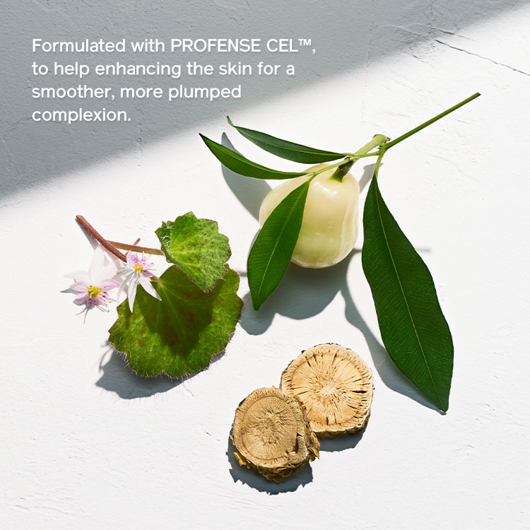 Formulated with ProfenseCEL&trade;, to help enhancing the skin for a smoother, more plumped complexion.